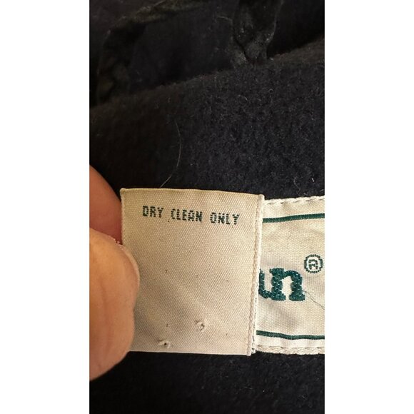 L.L. Bean Vintage Wool Peacoat Women’s Small | Classic Navy Swing Coat | Made in - Picture 9 of 9